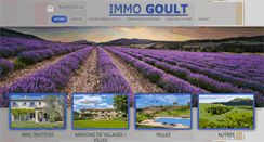 Desktop Screenshot of immo-goult.com