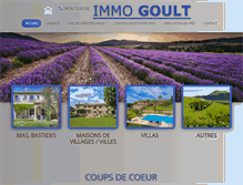 Tablet Screenshot of immo-goult.com